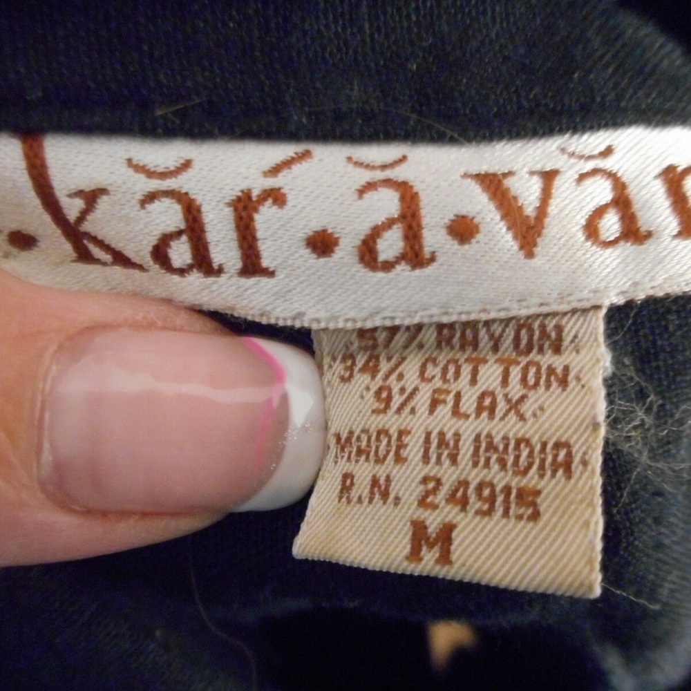 Embroidered  unlined Blazer / Jacket / Shirt - Picture 5 of 7